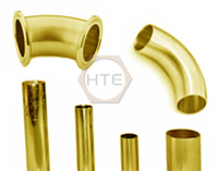 Brass tubes for sanitary fittings and accessories